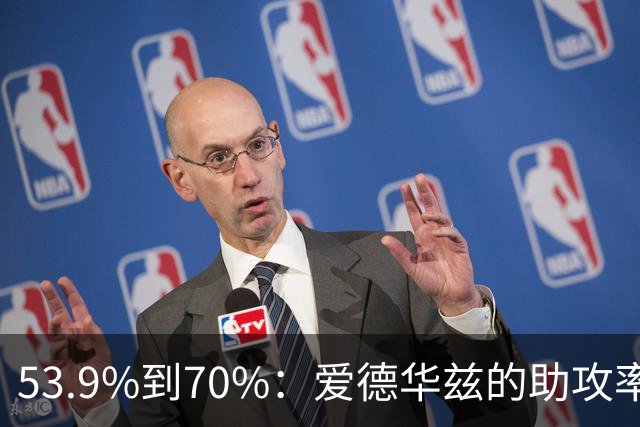 53.9%到70%：爱德华兹的助攻率，揭开了控卫的真相
